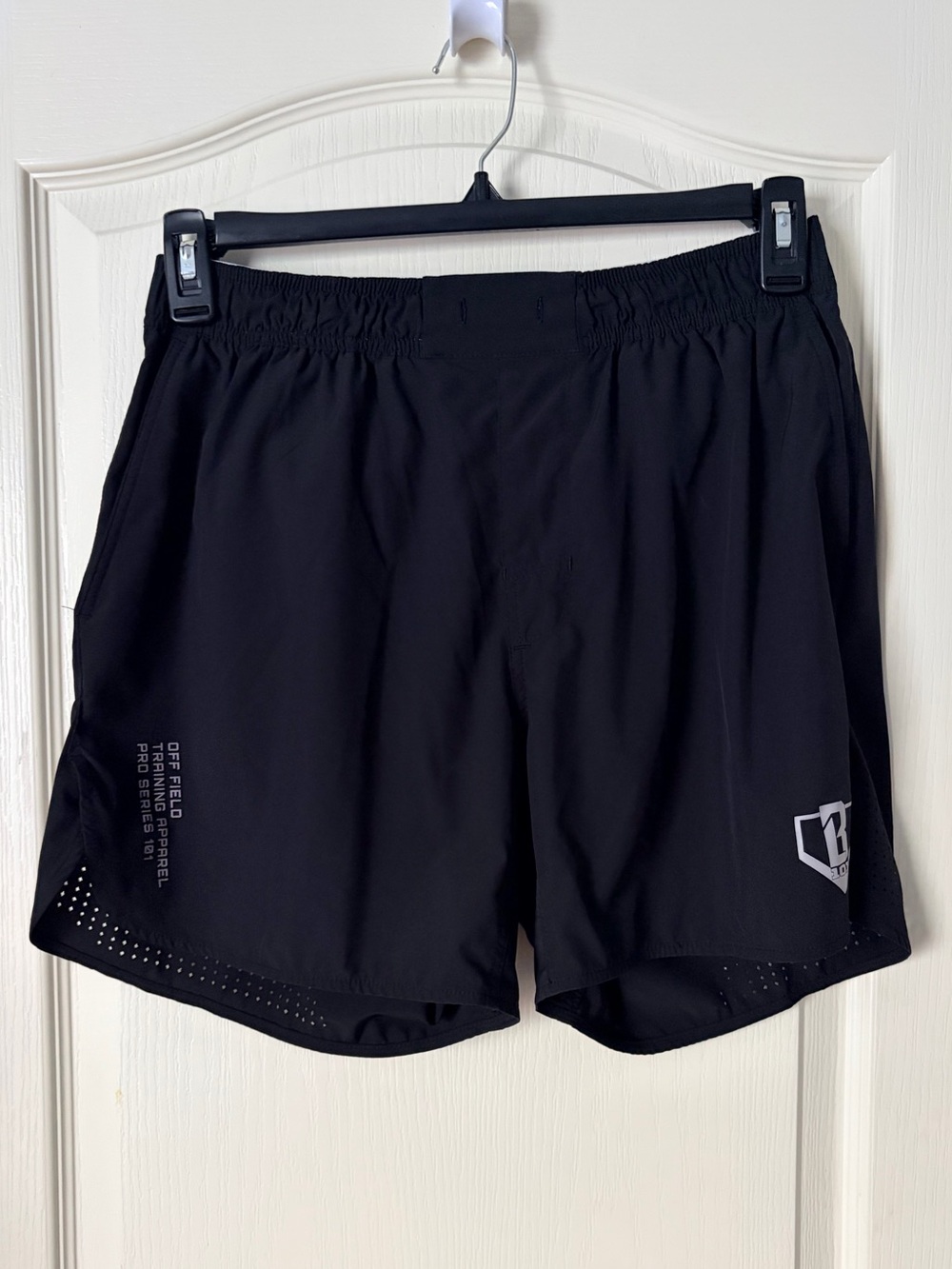 Men's Baseball Lifestyle 101 Black Pro Series Shorts, Off field training, L